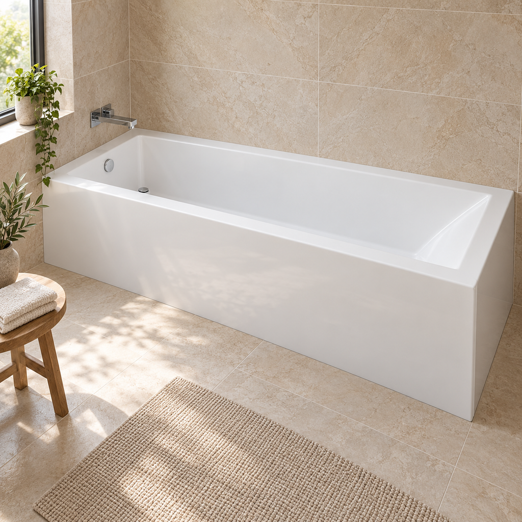 Montana Single Ended Bath – 5mm Acrylic & Superspec