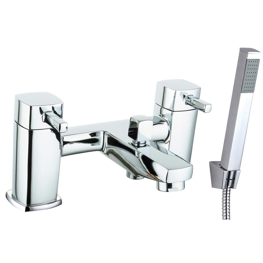 Montana Chrome Bath Shower Mixer Tap with Shower Kit