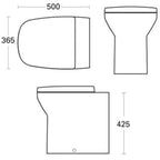 MyHome Close Coupled WC (Open Back)