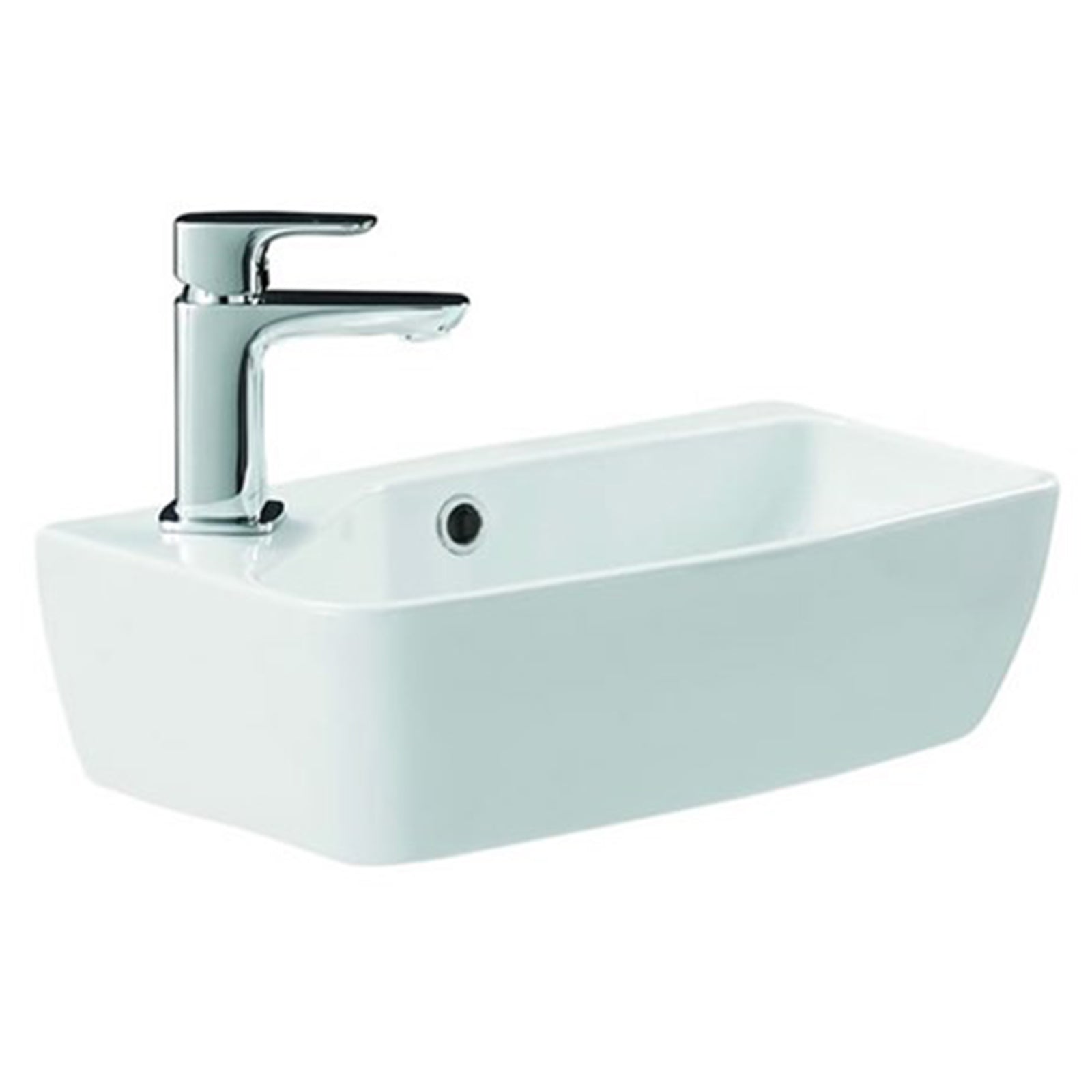 MyHome 1 Tap Hole Cloakroom Basin - 45 x 25cm