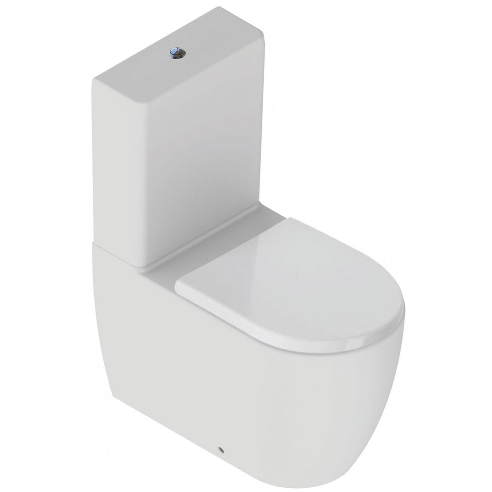 Naxos Rimless Comfort Close Coupled Pan with Soft Close Seat