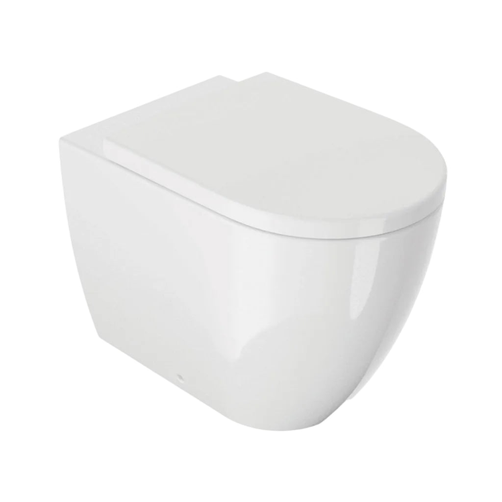 Naxos Rimless Back-to-Wall Pan & Soft Close Seat