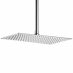 Nevada Slim Rectangular Shower Head - 300 x 450mm