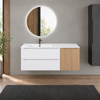 Nova 120 Wall-Hung Vanity Combination & One-Piece Basin