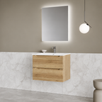 Nova 60 Wall-Hung 2-Drawer Vanity Unit & Padua Basin