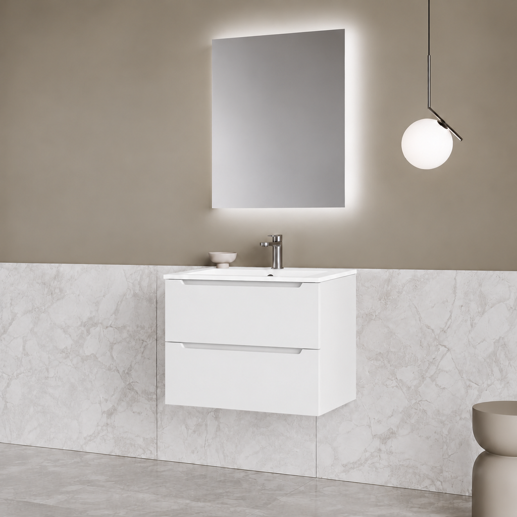 Nova 60 Wall-Hung 2-Drawer Vanity Unit & Padua Basin