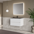 Nova 80 Wall-Hung 2-Drawer Vanity Unit & Padua Basin