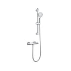 Ohio Thermostatic Bar Valve & Riser Kit with Rainfall Shower Head – Chrome