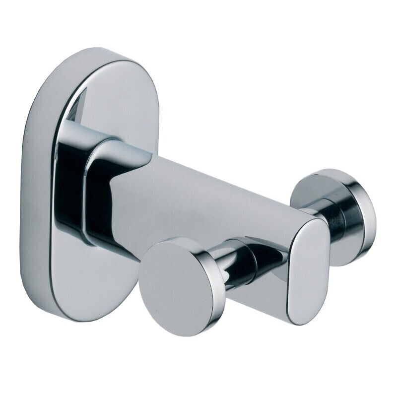 Ohio Double Robe Hook – Chrome