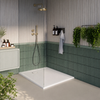 Oh My Shower Glossy White Square Shower Tray