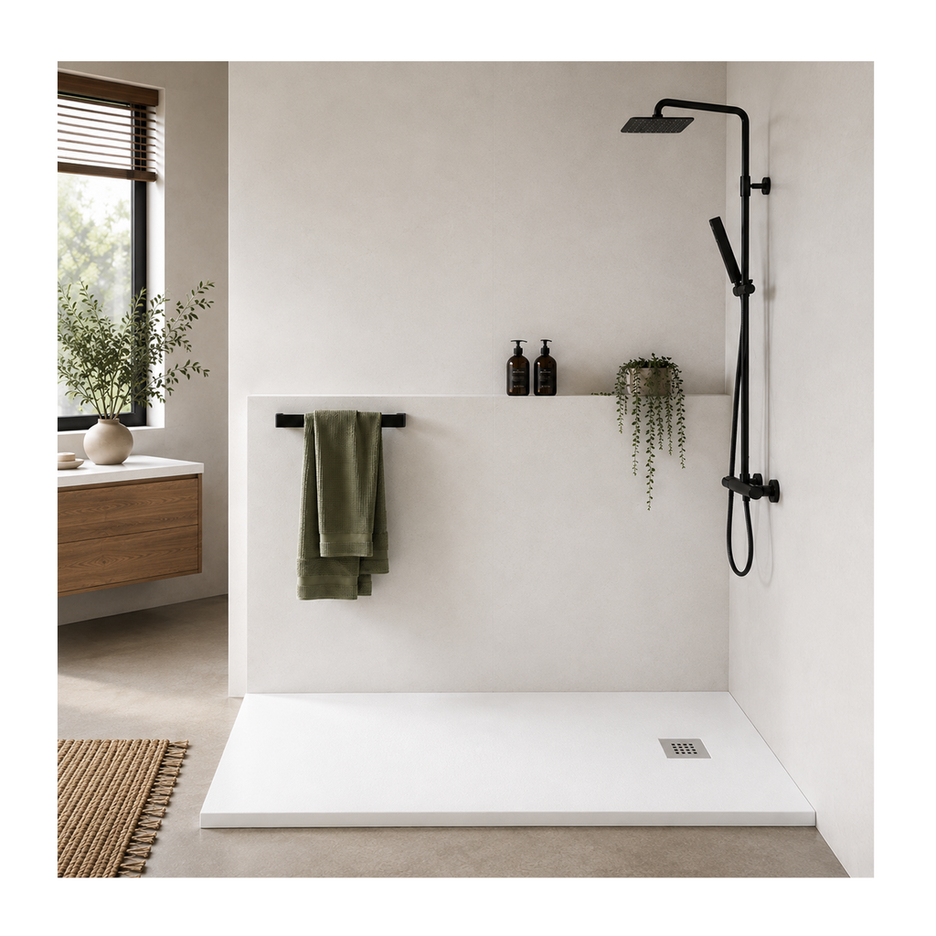 Oh My Shower Slate 700mm Wide Rectangular Shower Tray | 1000-1800mm