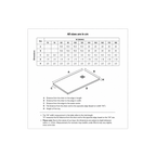 Oh My Shower Slate Square Mineral Composite Shower Tray with McAlpine Waste
