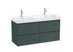 Roca Ona Unik 1200mm Four-Drawer Double Basin Vanity Unit – 5 Colour Options