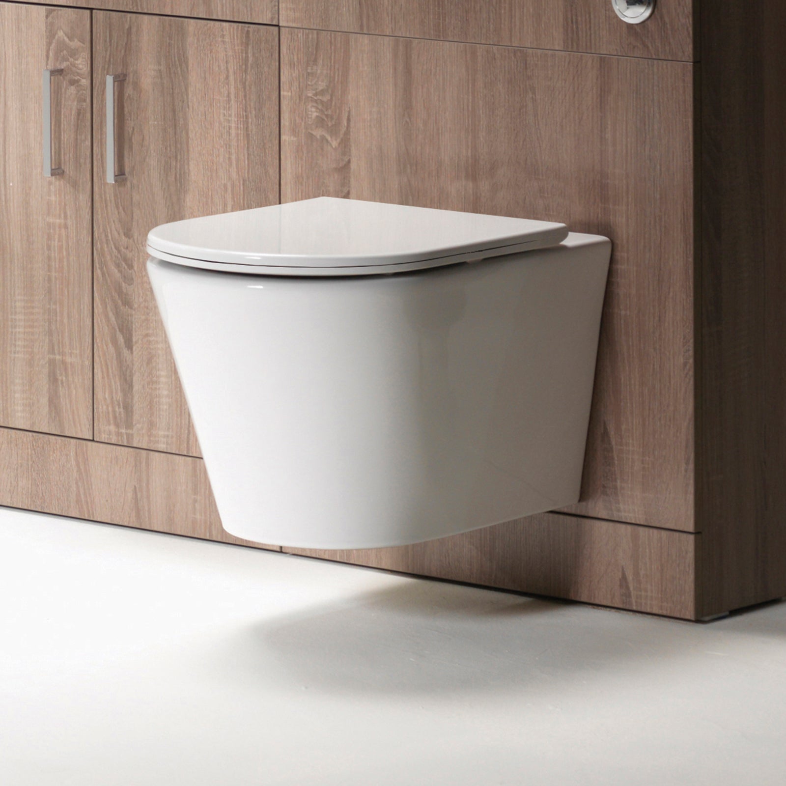Oregon Rimless Wall-Hung Pan & Soft Close Seat