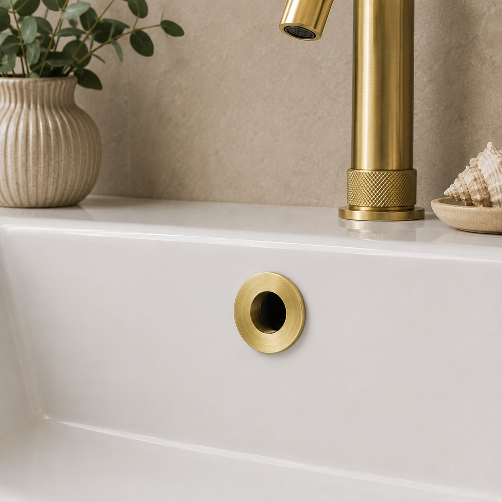 Basin Overflow Cover – Choice of 5 Finishes