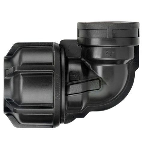 MDPE Female Elbow 20mm x 1/2 Inch