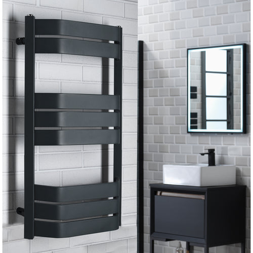 Palermo 850 x 550mm Vertical Designer Towel Rail