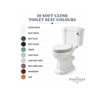 The Pantiles Traditional Close Coupled WC Pan – White | Choice of 10 Soft Close Seats