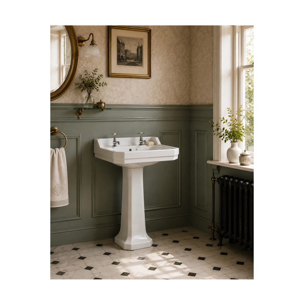 The Pantiles Basin & Pedestal | Tap Hole & Size Options