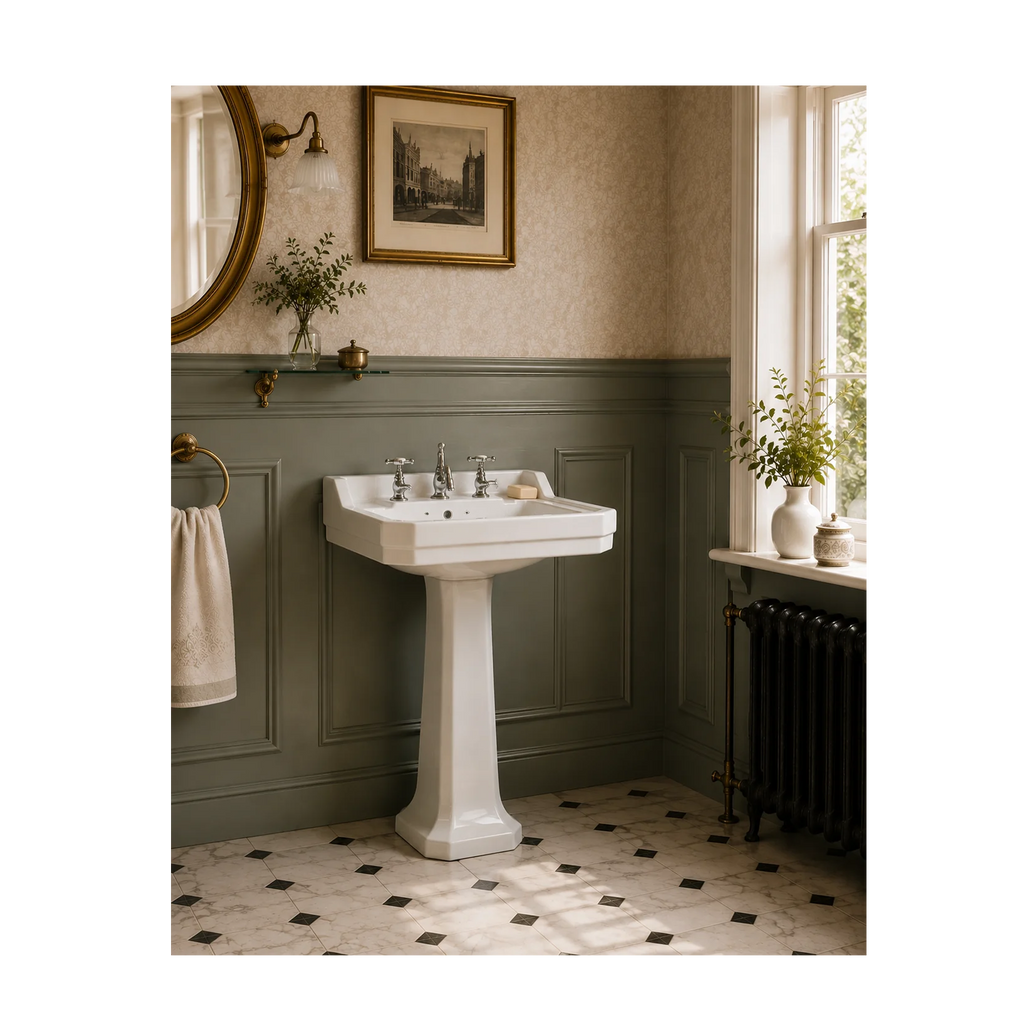 The Pantiles Basin & Pedestal | Tap Hole & Size Options