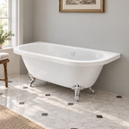 The Pantiles Traditional Back-to-Wall Freestanding Bath 1685mm