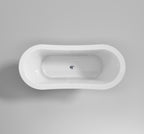 The Pantiles Traditional Double Ended Freestanding Boat Bath 1700mm