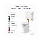 The Pantiles Traditional Low Level WC Suite – Chrome or Brushed Brass Fittings