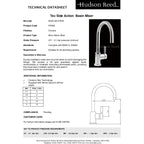 Hudson Reed Tec Lever Side Action Basin Mixer