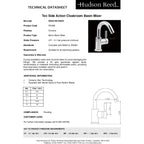Hudson Reed Tec Lever Side Action Cloakroom Basin Mixer