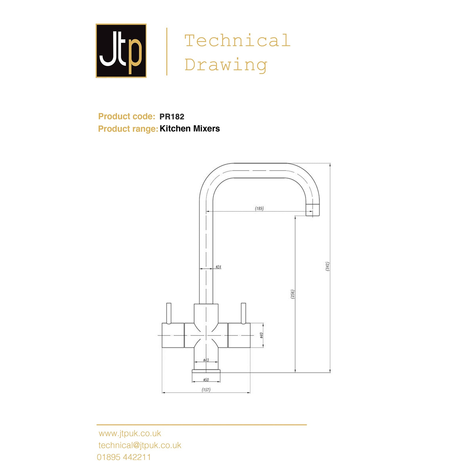 Profumi Kitchen Sink Mixer