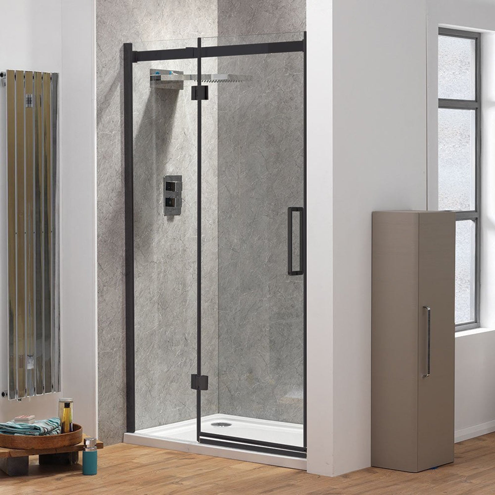 Premier Hinged Door & Inline Panel - 1000mm