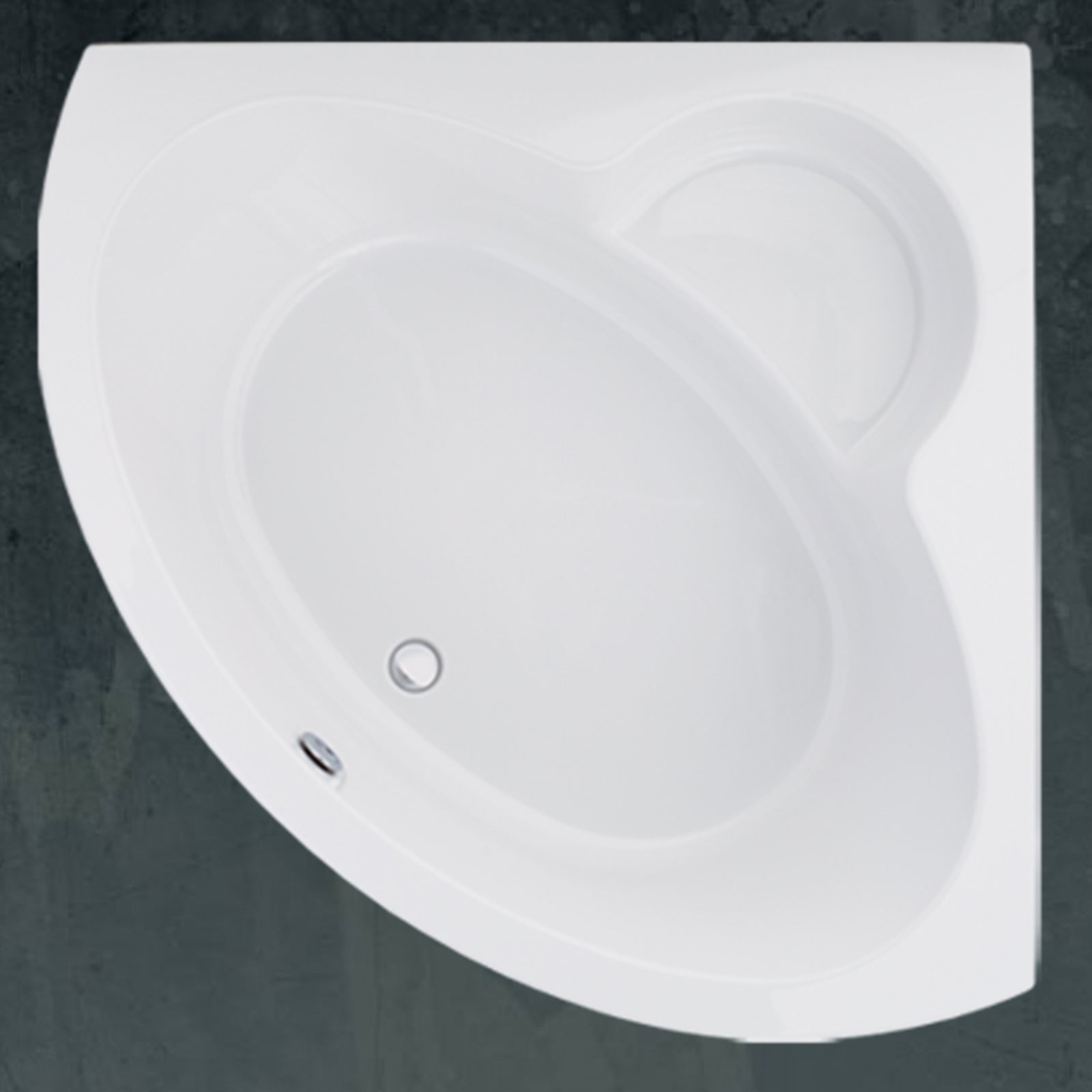 Carron Monarch Carronite Corner Bath 1300 x 1300mm