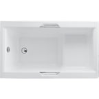 Carron Urban Sit Twin Grip 5mm Bath 1250 x 725mm