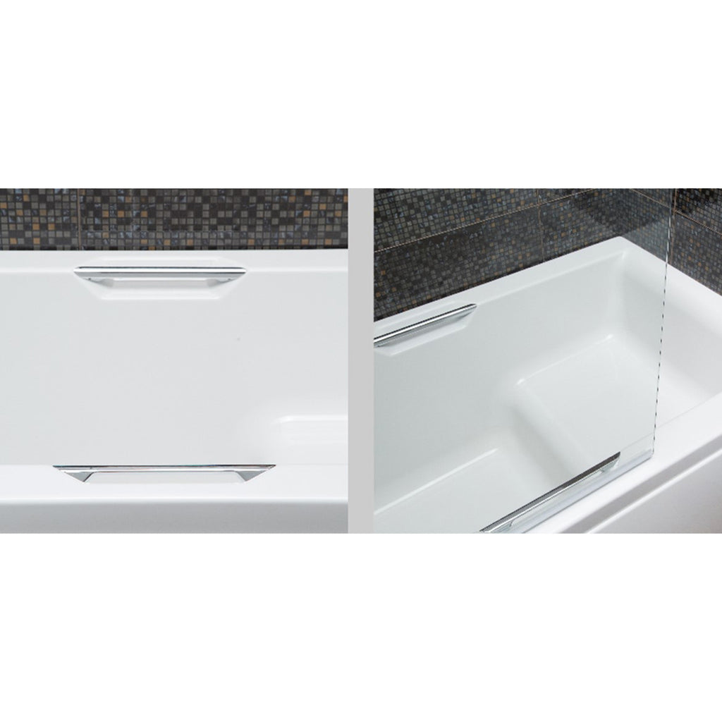 Carron Urban Sit Twin Grip Carronite Bath 1250 x 725mm