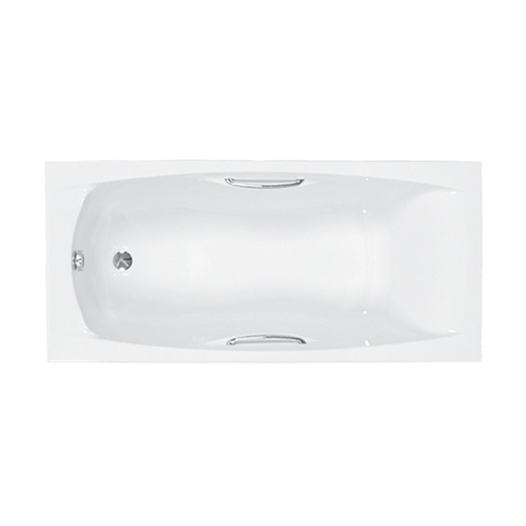 Carron Imperial Twin Grip Single Ended Carronite Bath 1400 x 700mm