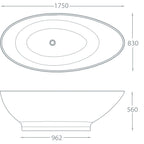 Icon Freestanding Bath - 1750 x 830mm