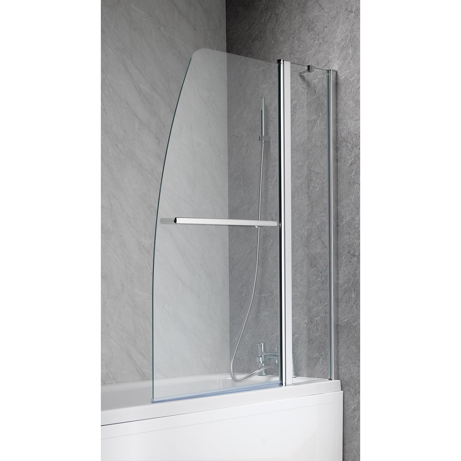 Ascent Double Curved Luxury Bath Screen