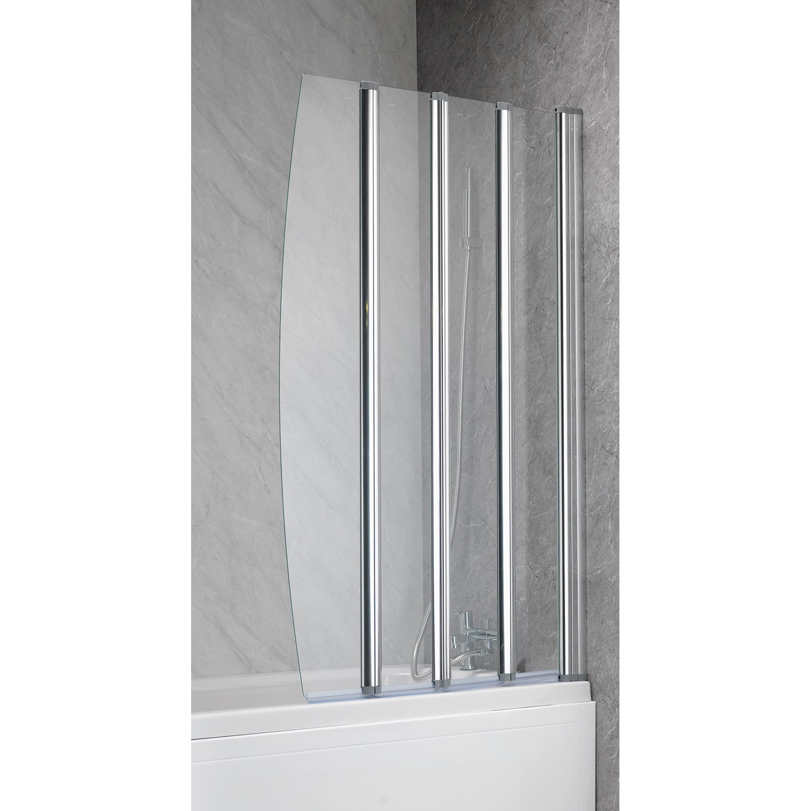 Classic Nouveau Classic 4-Fold Bath Screen