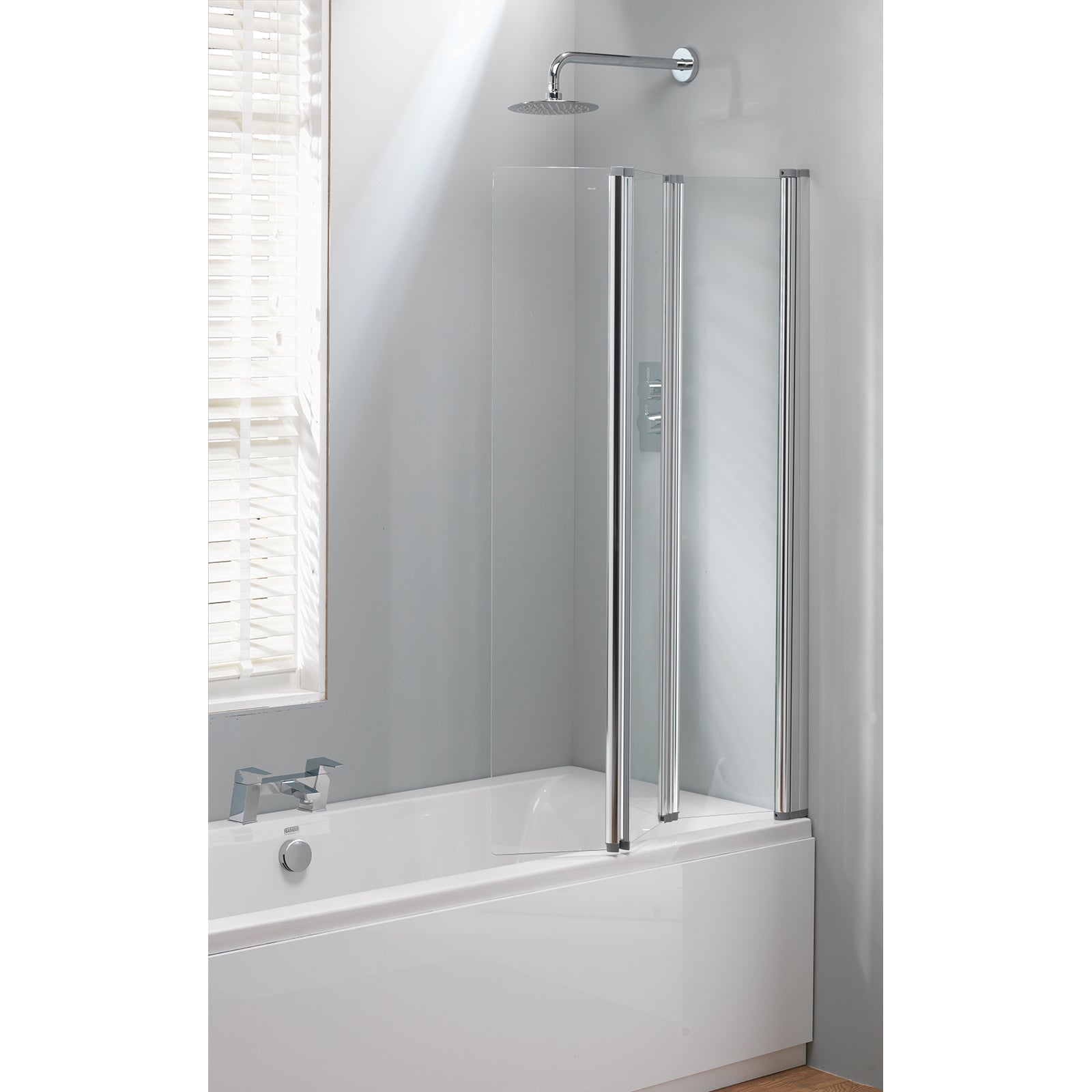 Classic Nouveau 3-Fold Bath Screen