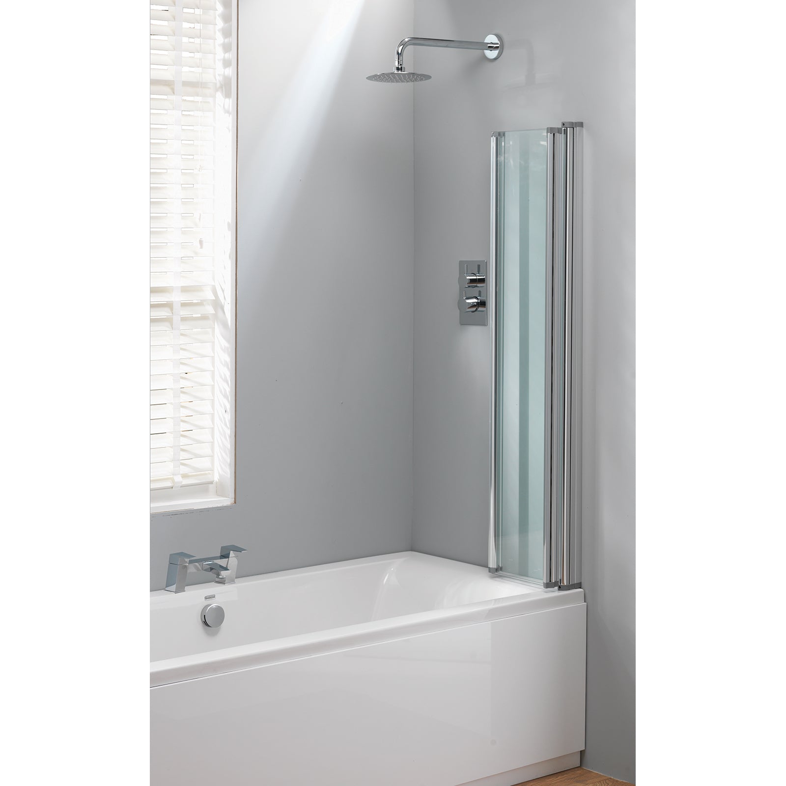 Classic Nouveau 3-Fold Bath Screen