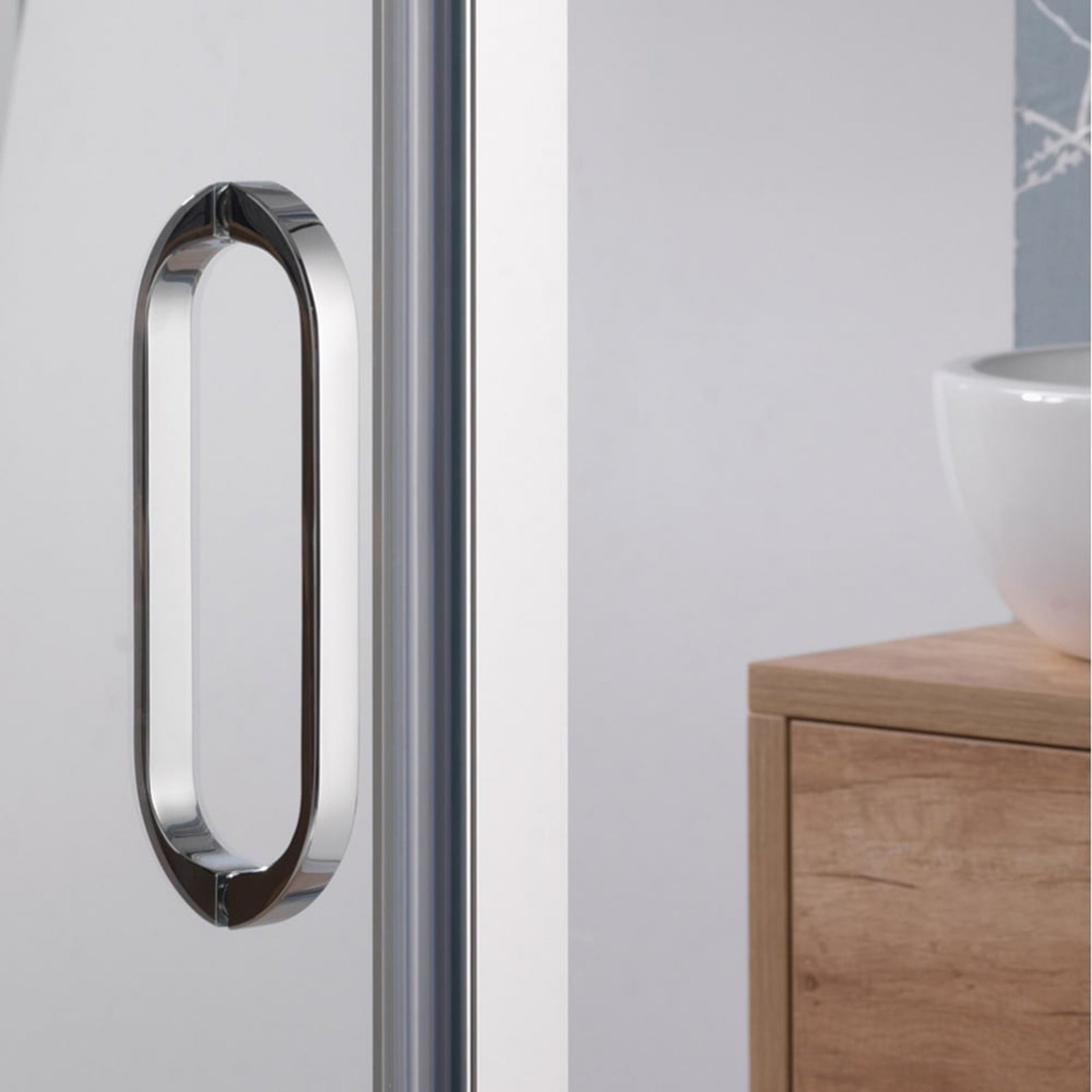 Classic Nouveau Showerwall - 1000mm