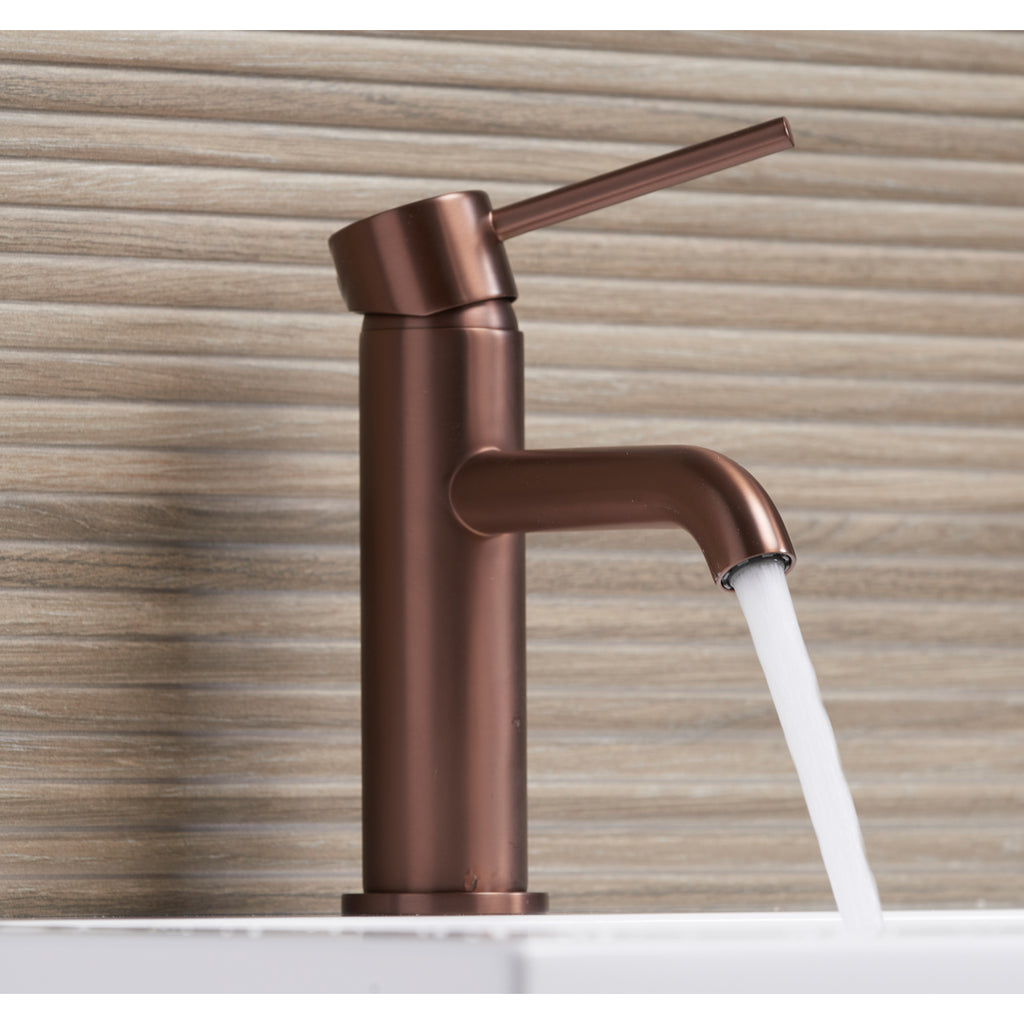 Tuscany Brushed Bronze Basin Mixer