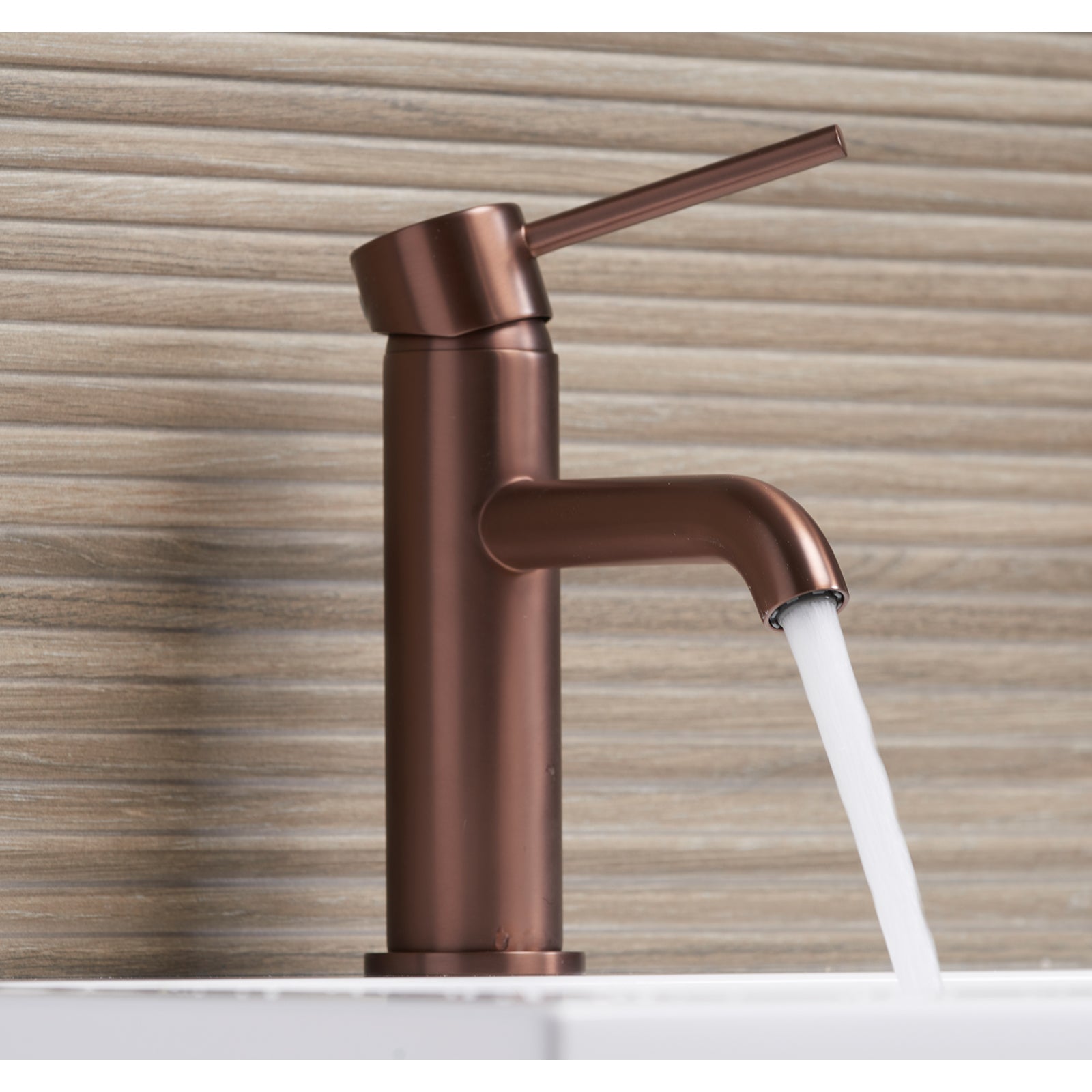 Tuscany Brushed Bronze Basin Mixer