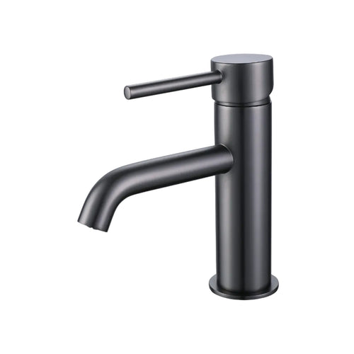 Tuscany Gunmetal Monobloc Basin Tap with Waste