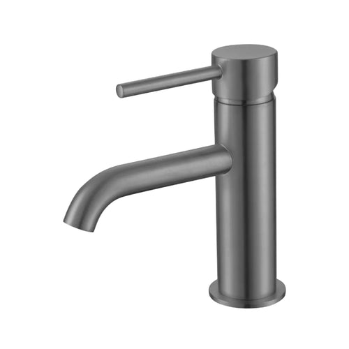 Tuscany Gunmetal Mini Monobloc Basin Tap with Waste