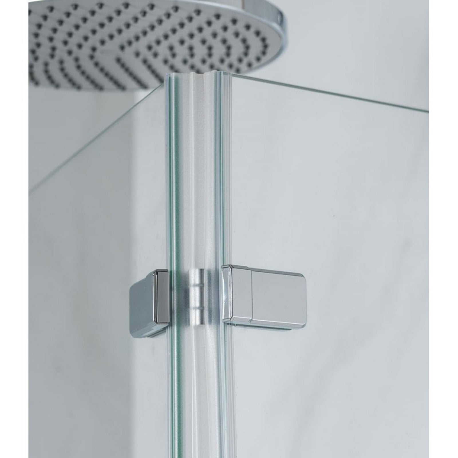 Genesis Deluxe 2-Fold Bath Screen - Chrome Frame