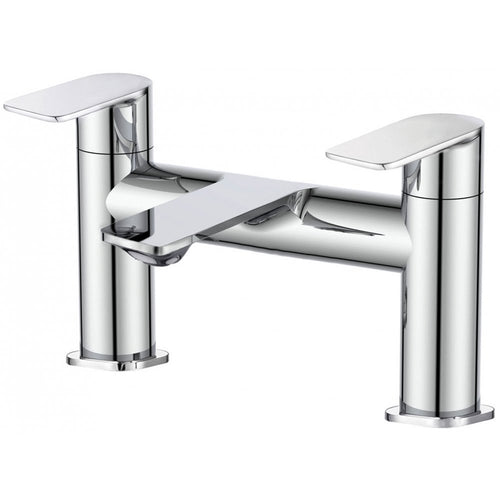 Zeto Chrome 2 Tap Hole Bath Filler