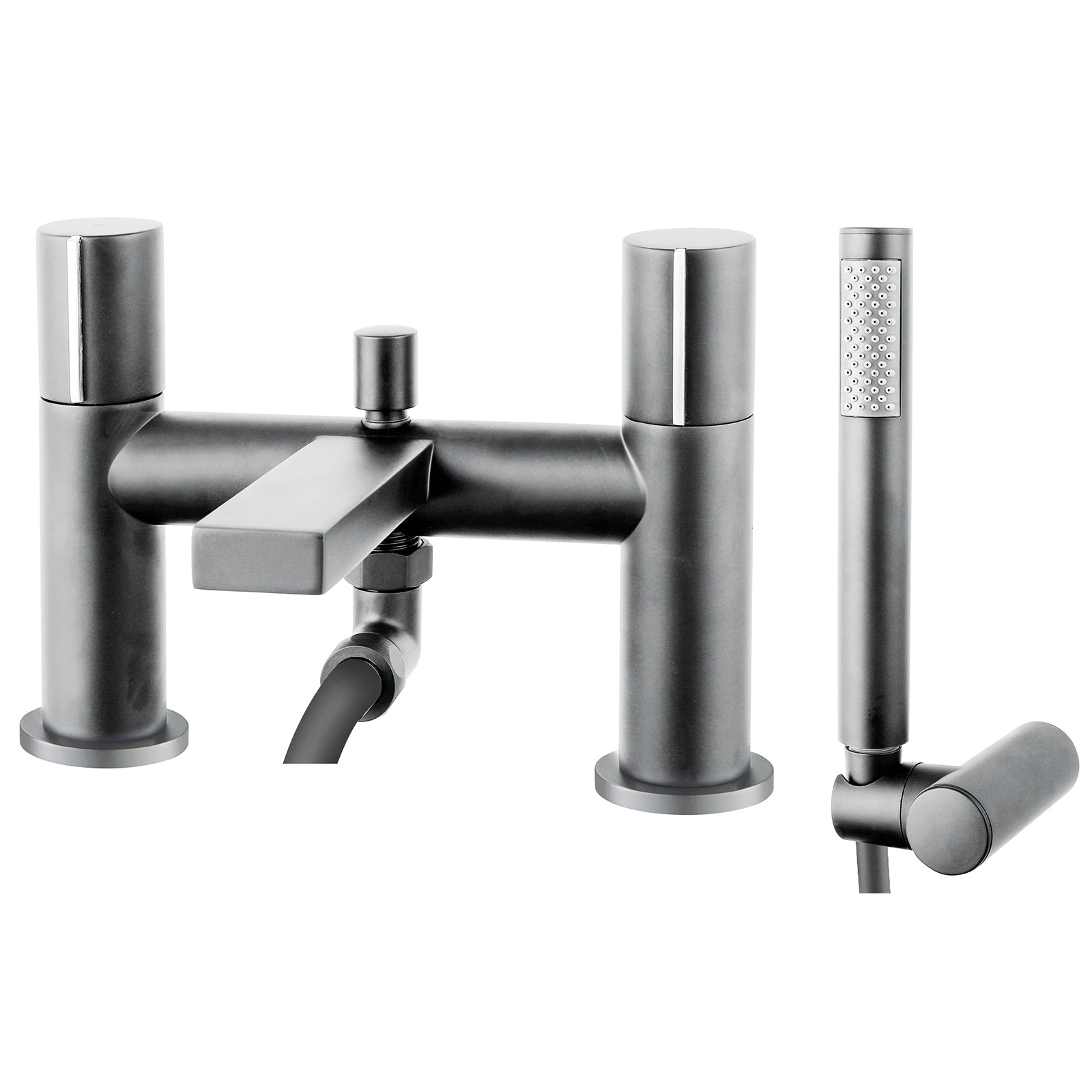 Roma Bath Shower Mixer - Matt Grey