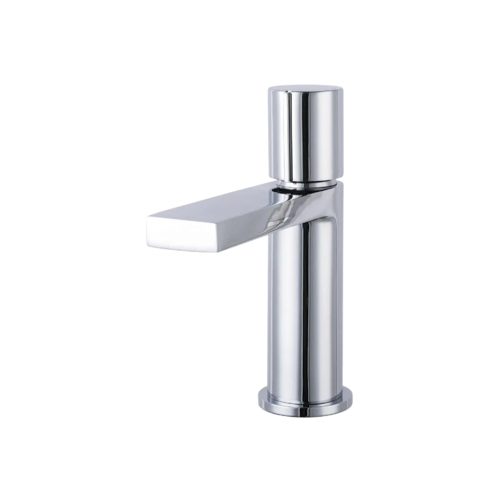 Roma Chrome Monobloc Basin Mixer Tap with Waste