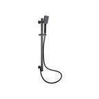 Utah Square Shower Rail Kit with Handset & Hose – Matt Black